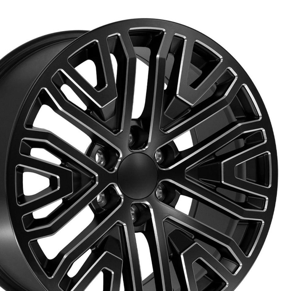 20x9 CV37 Satin Black with Milled Edge - 6x139.7 +28ET