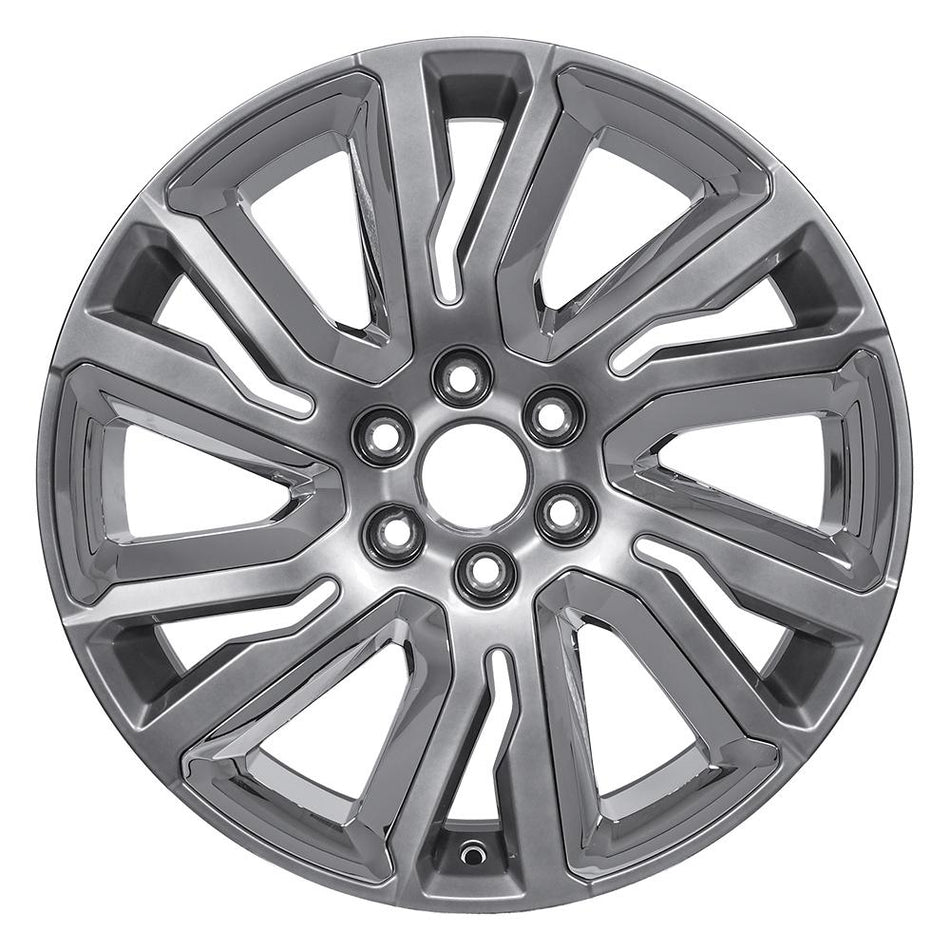 22x9 CV39 Gloss Hyper Silver with Chrome Insert - 6x139.7 +28ET