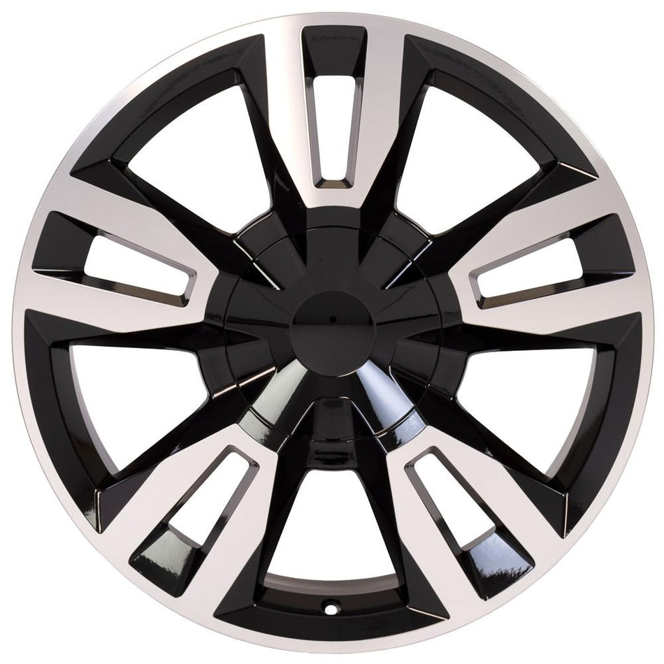 22x9 CV40 Gloss Black Machined - 6x139.7 +24ET