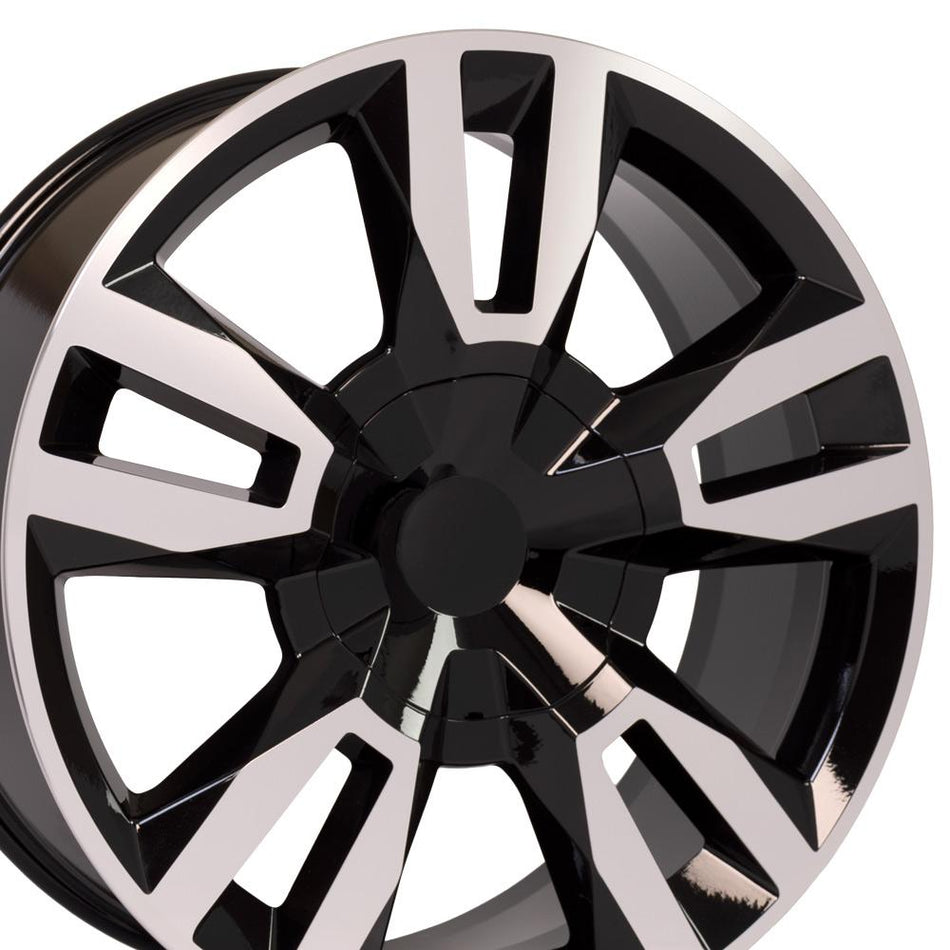 22x9 CV40 Gloss Black Machined - 6x139.7 +24ET