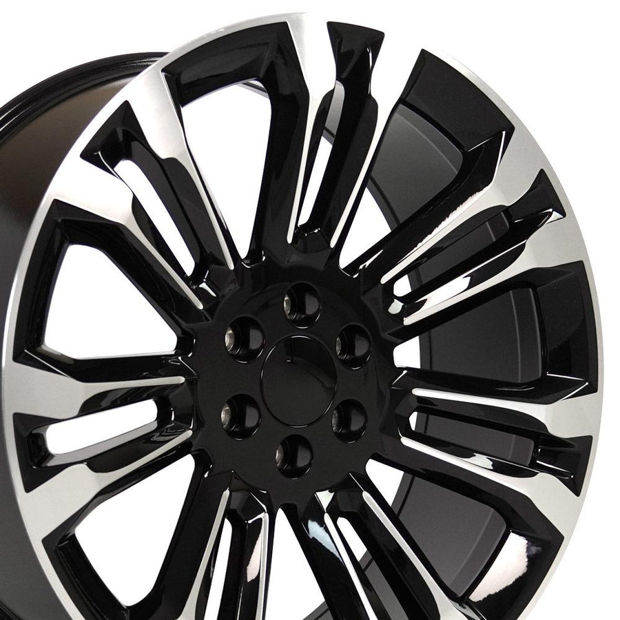 24x10 CV43B Gloss Black Machined - 6x139.7 +24ET