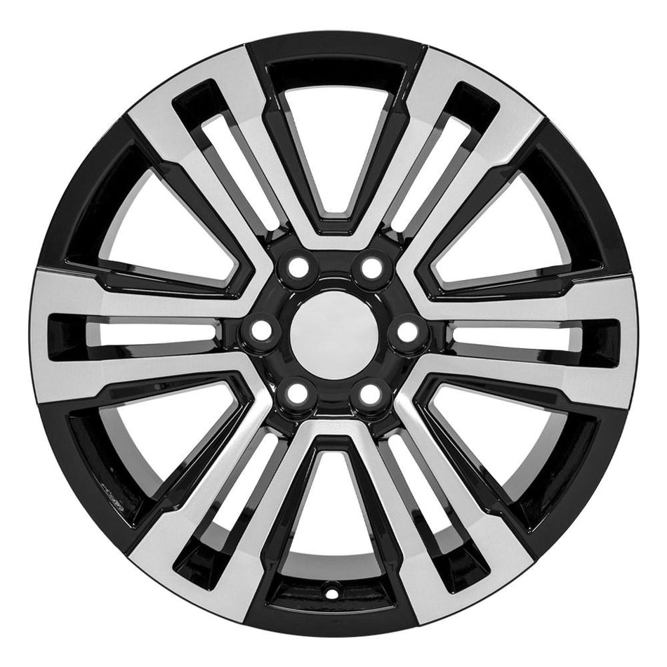 20x9 CV44 Gloss Black Machined - 6x139.7 +24ET