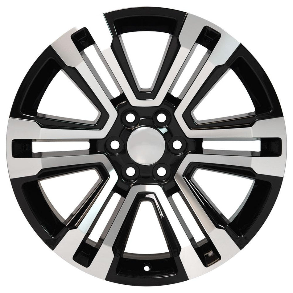 22x9 CV44 Gloss Black Machined - 6x139.7 +24ET