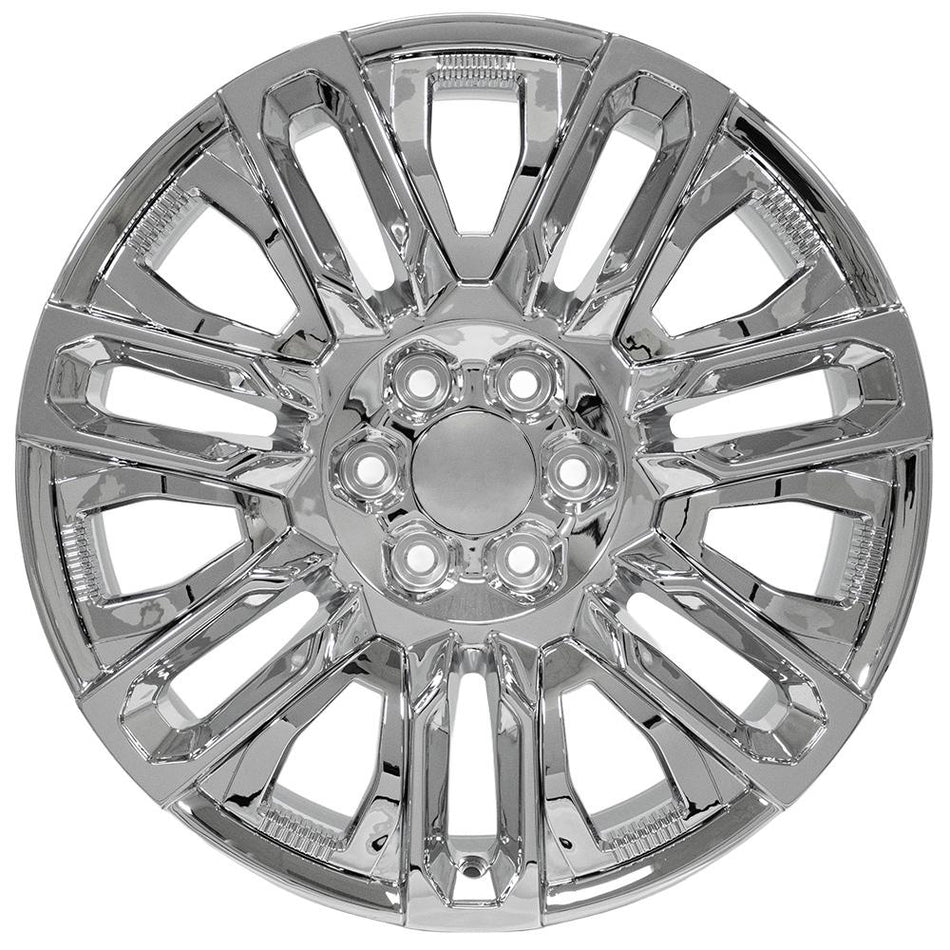 22x9 CV57 Chrome with Chrome Insert - 6x139.7 +28ET