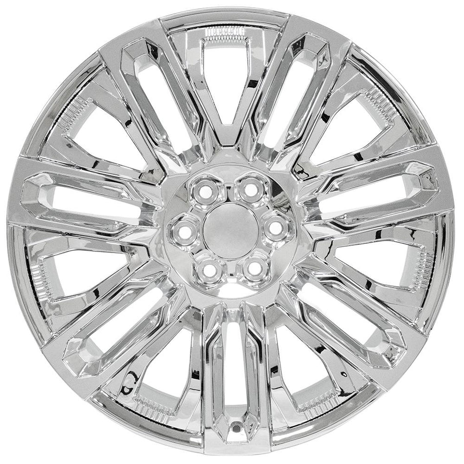 24x10 CV57 Chrome with Chrome Insert - 6x139.7 +31ET