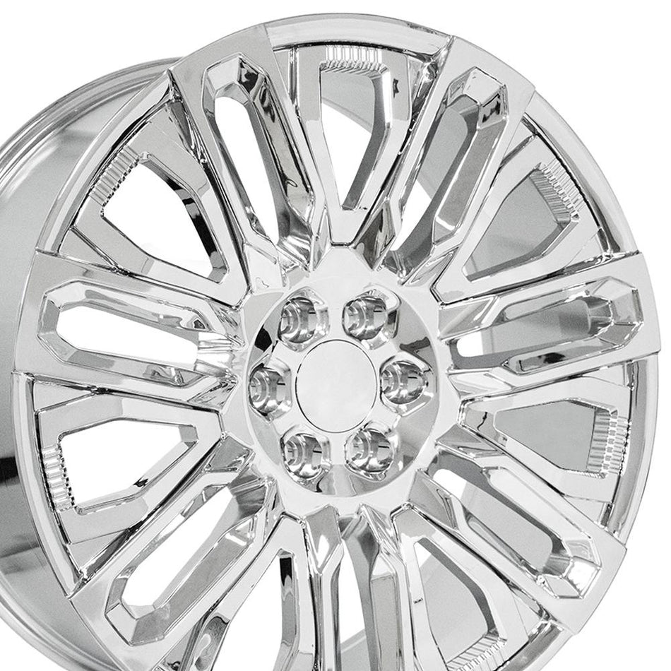 24x10 CV57 Chrome with Chrome Insert - 6x139.7 +31ET