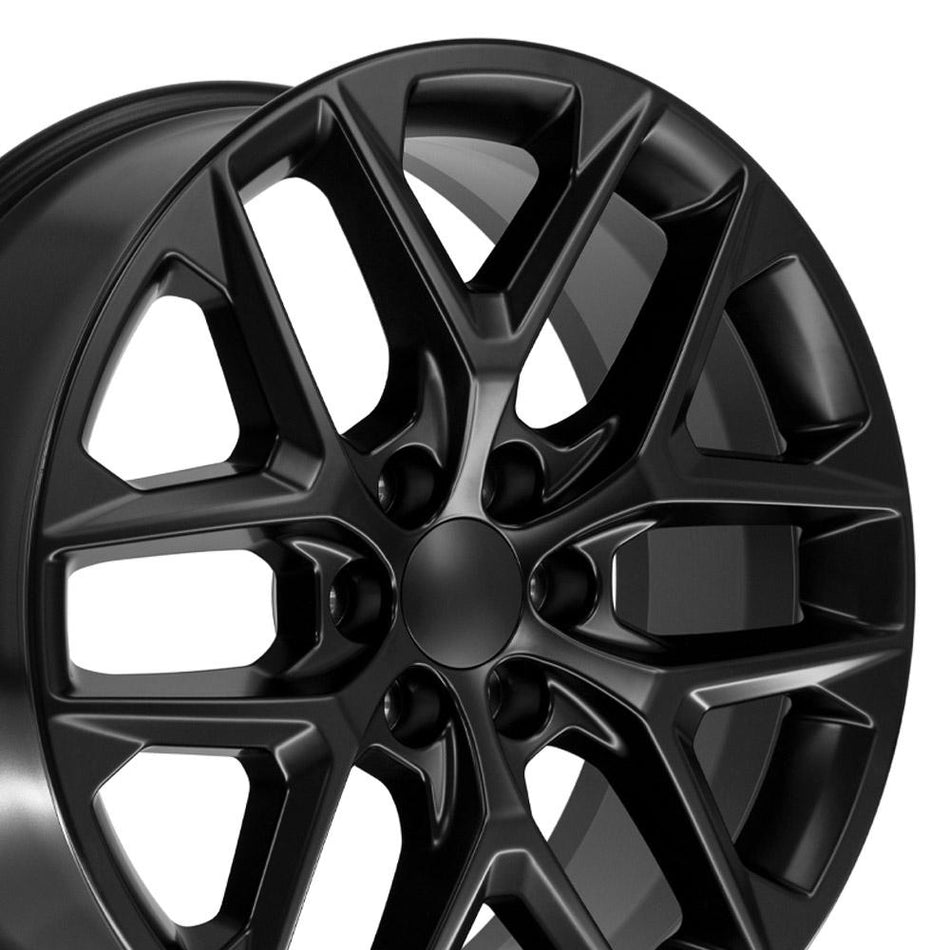 22x9 CV62 Satin Black - 6x139.7 +28ET