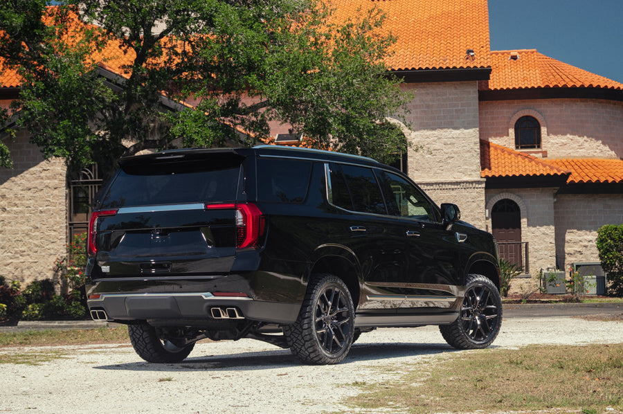 Fits GMC Yukon Denali Rims OE Wheels Gloss Black CV62 22x9 285-45r22 Sailun TerraMax RT