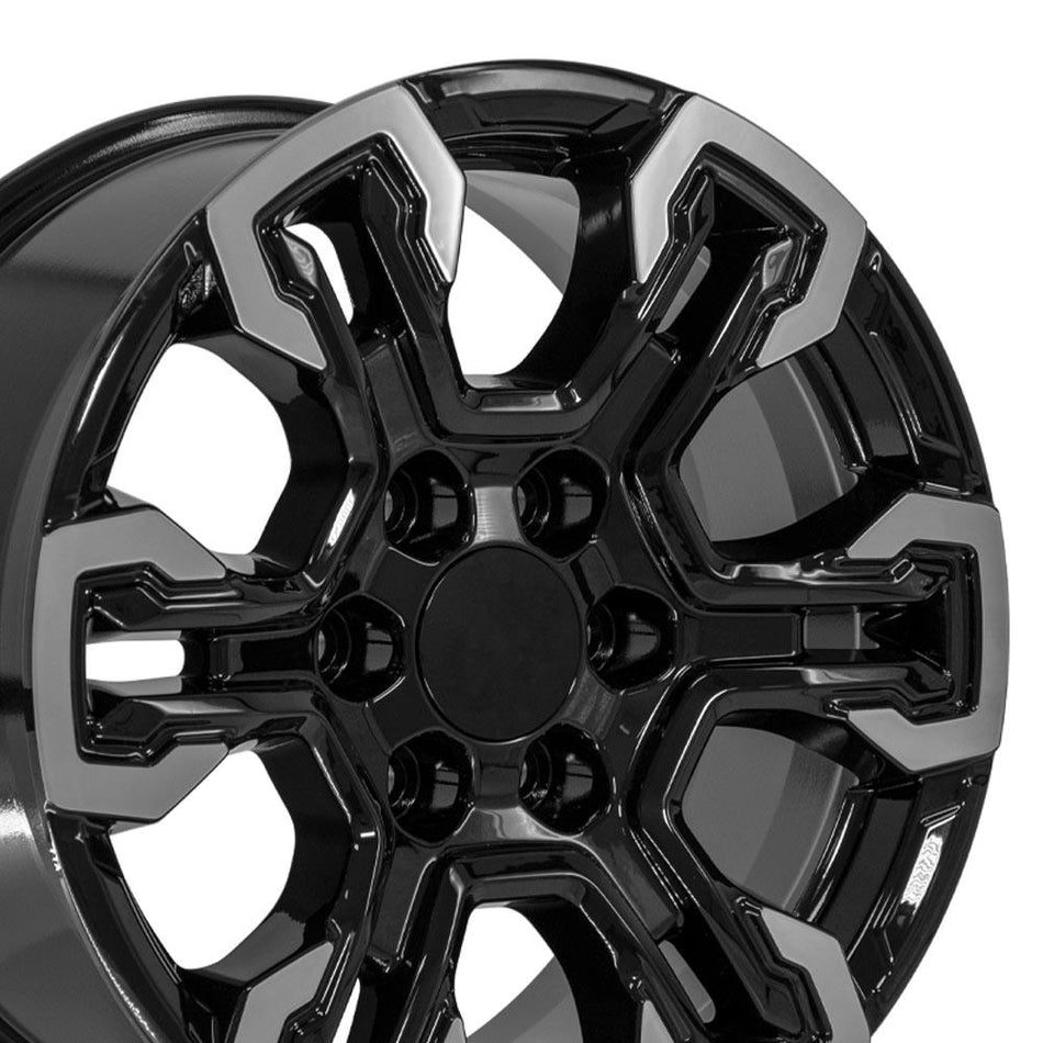 18x8.5 CV65 Gloss Black Machined - 6x139.7 +26ET
