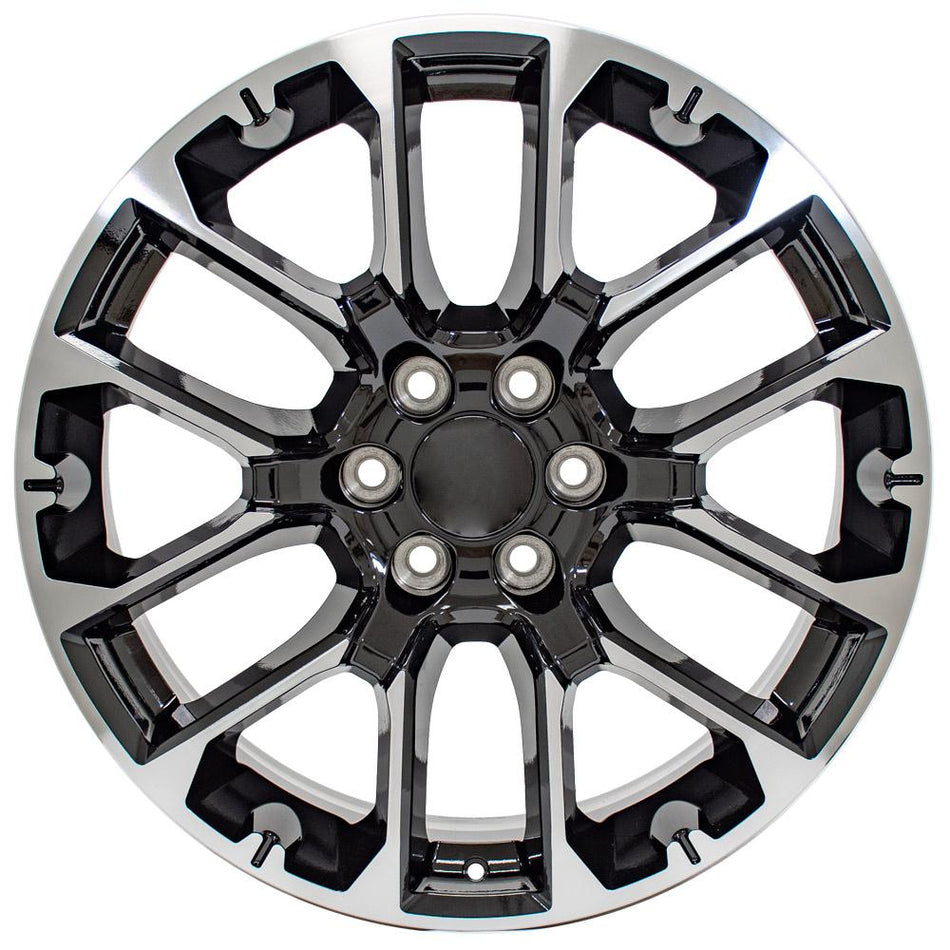 22x9 CV67 Gloss Black Machined - 6x139.7 +28ET