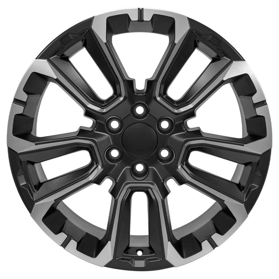 22x9 CV68 Satin Black with Milled Edge - 6x139.7 +28ET