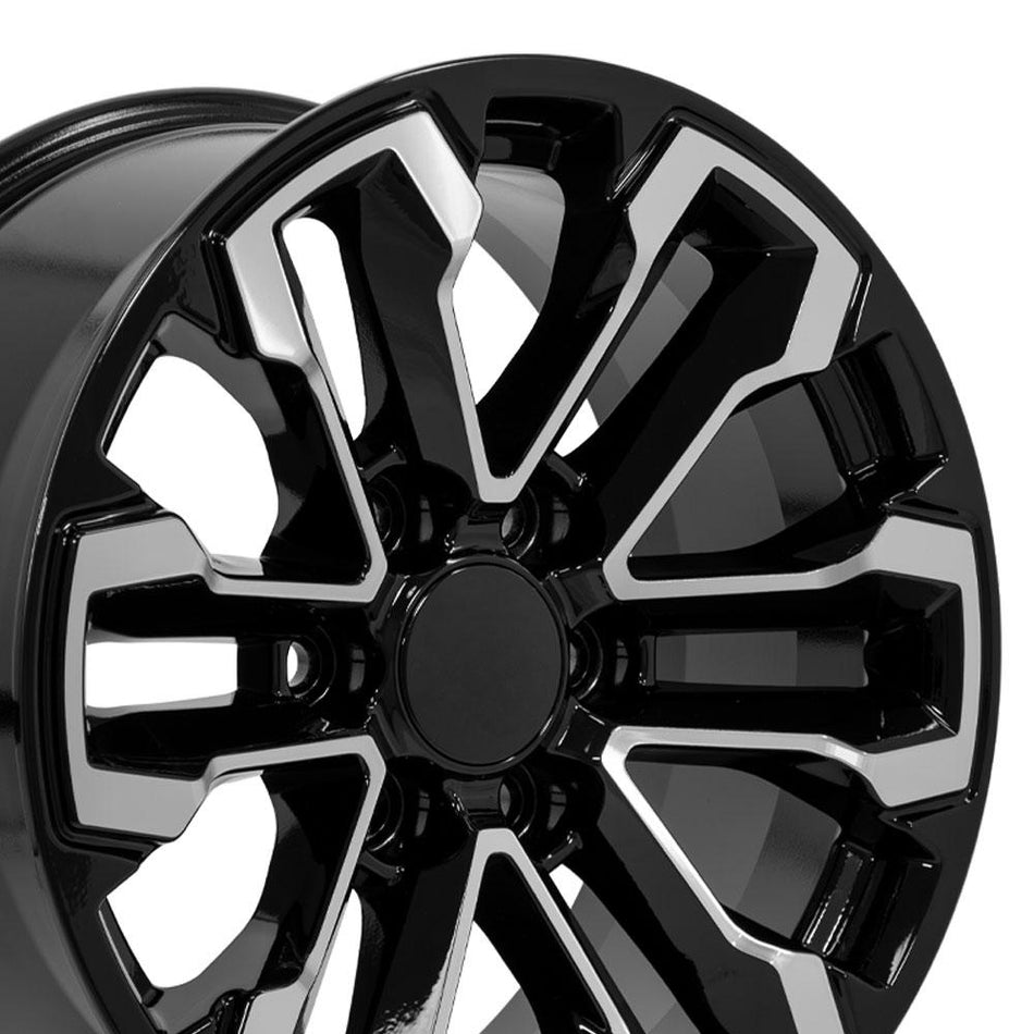 18x8.5 CV69 Gloss Black Machined - 6x139.7 +26ET