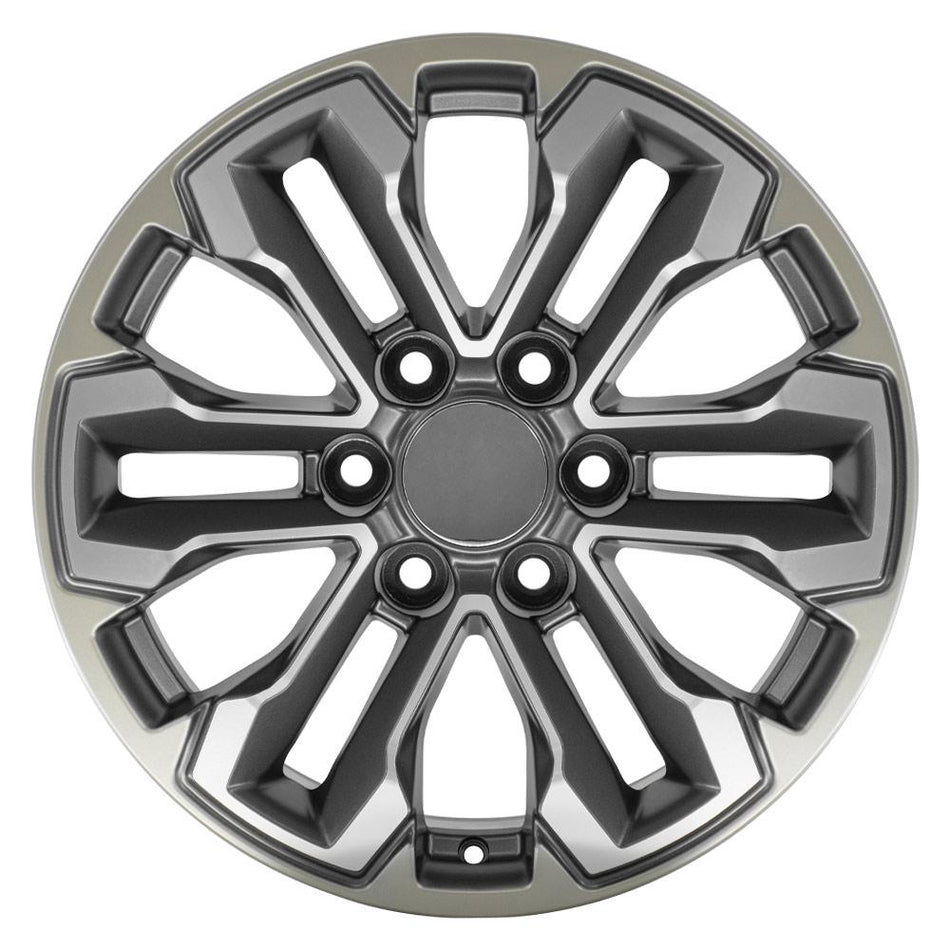 18x8.5 CV69 Satin Gunmetal Machined Face - Two Tone - 6x139.7 +26ET
