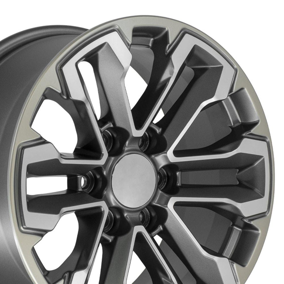 18x8.5 CV69 Satin Gunmetal Machined Face - Two Tone - 6x139.7 +26ET