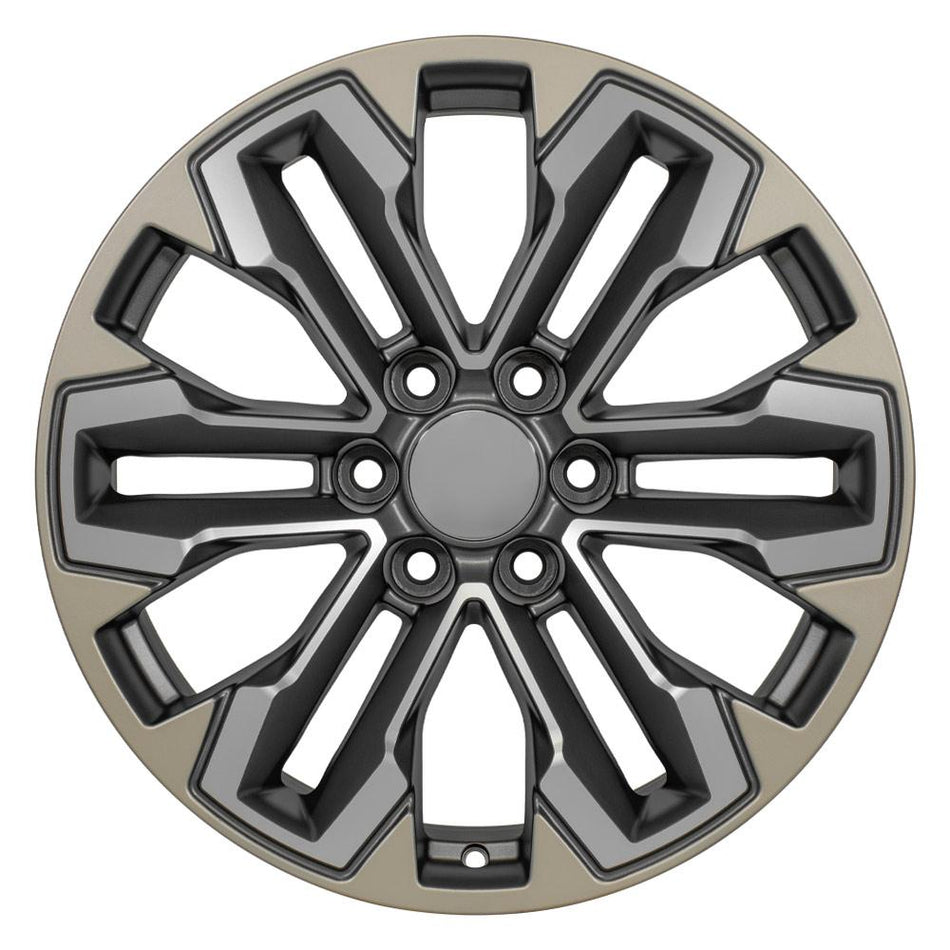 20x9 CV69 Satin Gunmetal Machined Face - Two Tone - 6x139.7 +26ET