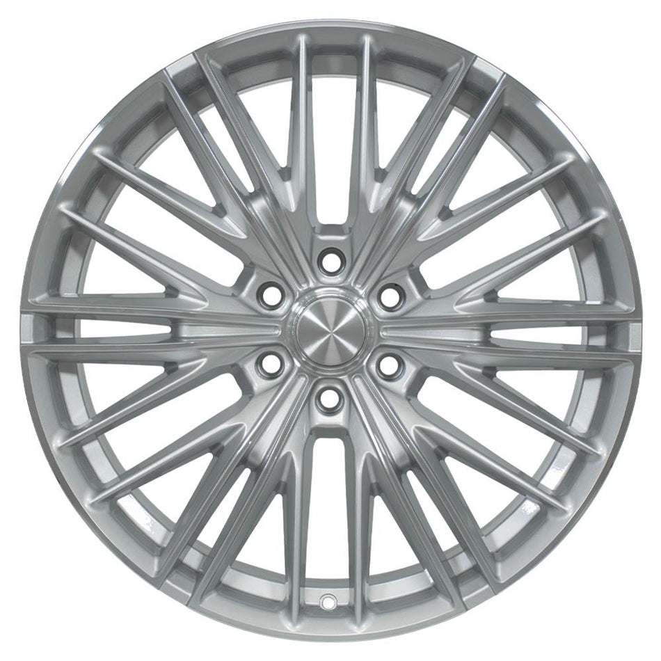 22x9 CV72 Gloss Silver Machined - 6x139.7 +18ET