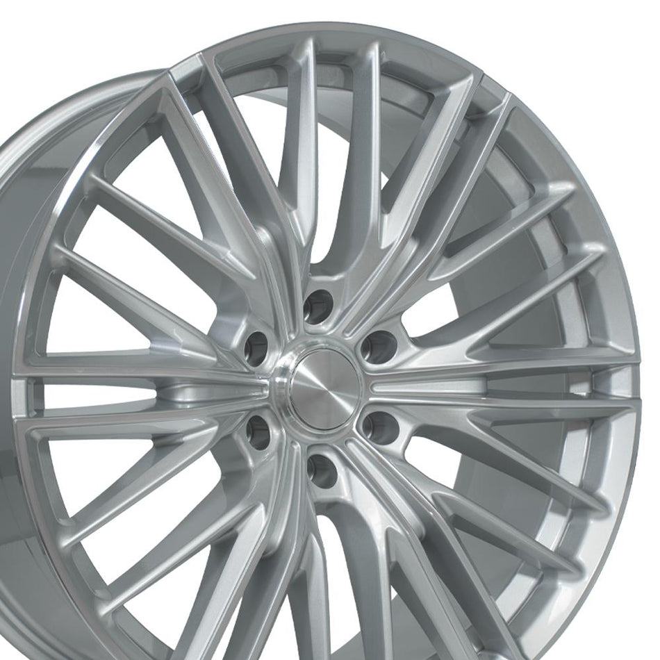 22x9 CV72 Gloss Silver Machined - 6x139.7 +18ET