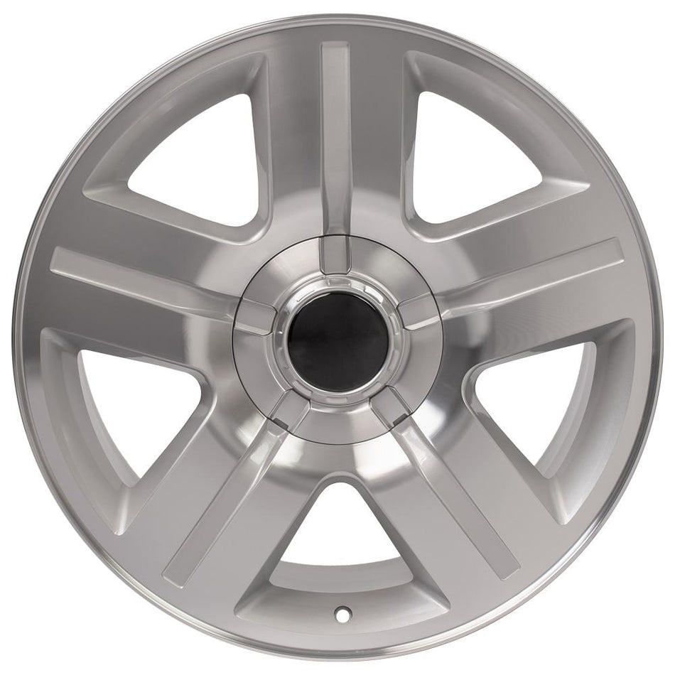 22x9 CV84 Gloss Silver Machined - 6x139.7 +31ET
