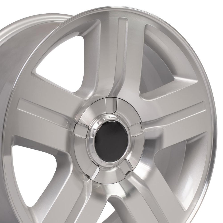 20x8.5 CV84 Gloss Silver Machined - 6x139.7 +31ET