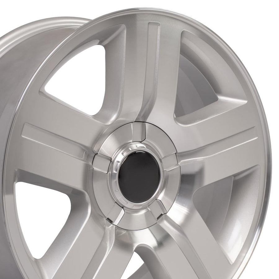 22x9 CV84 Gloss Silver Machined - 6x139.7 +31ET