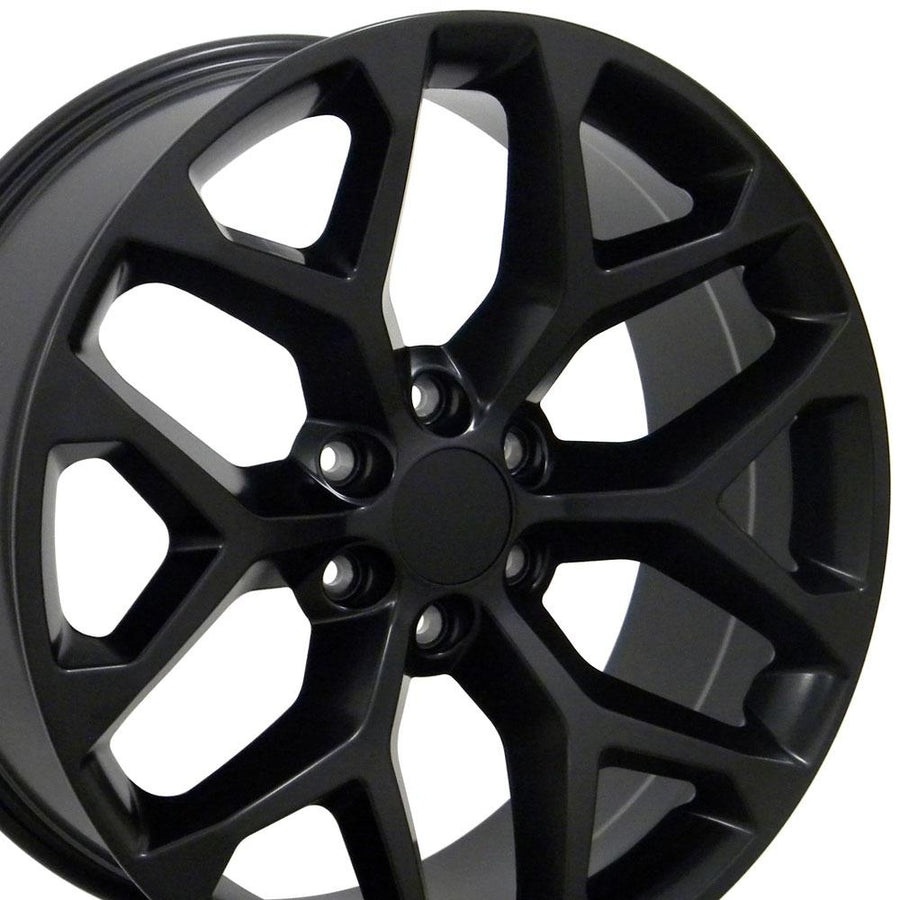 22x9 CV98B Satin Black - 6x139.7 +24ET