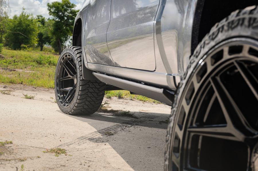 Chevy Silverado 4PLAY Wheels 4P55 24x12 33x12.5x24 RBP Tires