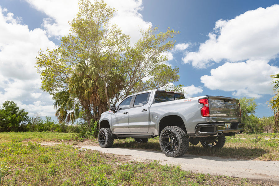 Chevy Silverado 4PLAY Wheels 4P55 24x12 33x12.5x24 RBP Tires
