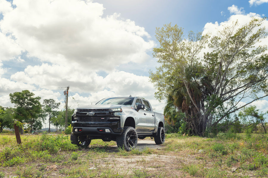 Chevy Silverado 4PLAY Wheels 4P55 24x12 33x12.5x24 RBP Tires