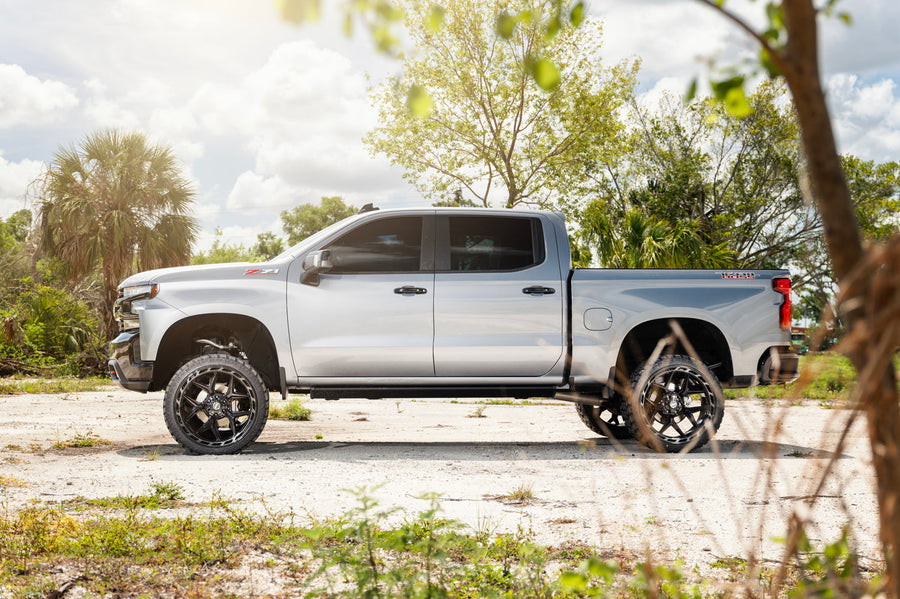 Chevy Silverado 4PLAY Wheels 4P55 24x12 33x12.5x24 RBP Tires