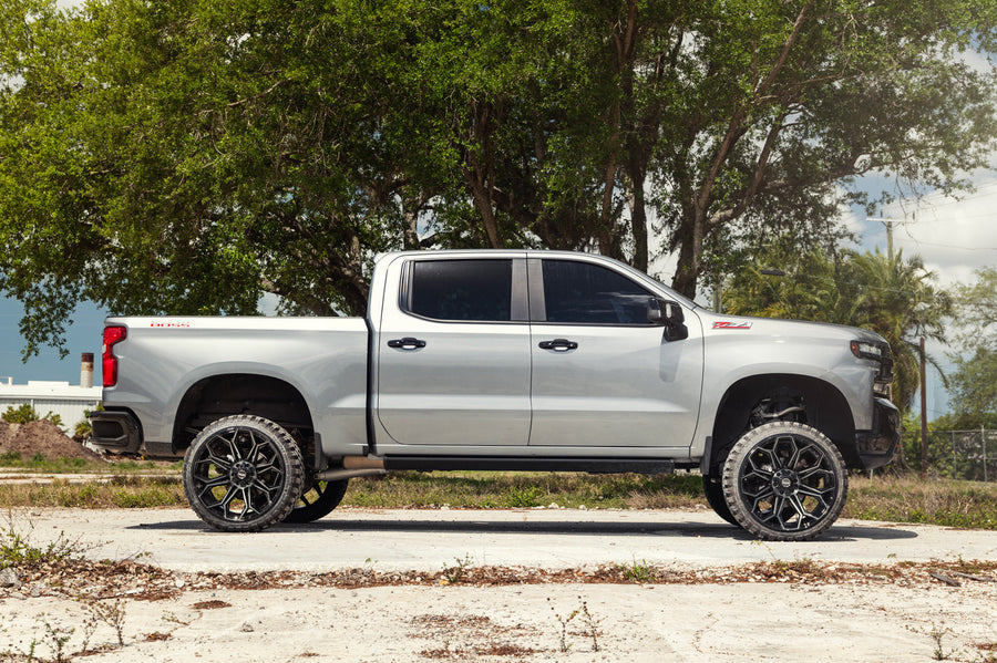 Chevy Silverado 4PLAY Wheels 4P83 24x12 33x12.5x24 RBP Tires