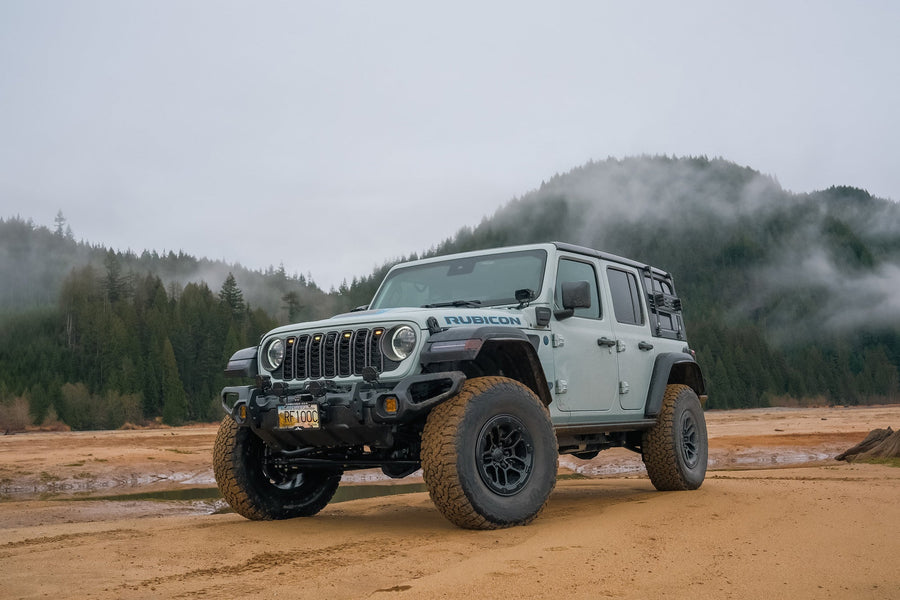 DF01 17X8 SATIN DEFIANT WHEELS JEEP WRANGLER GREY WOLF OVERLAND