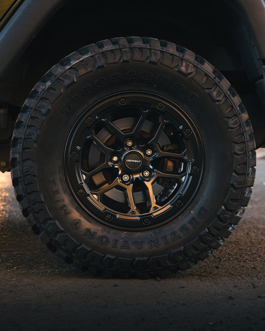 DF01 17x8 SATIN DEFIANT WHEELS JEEP WRANGLER JOSHISOUT
