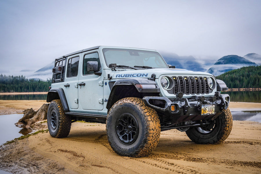 DF01 17X8 SATIN DEFIANT WHEELS JEEP WRANGLER GREY WOLF OVERLAND