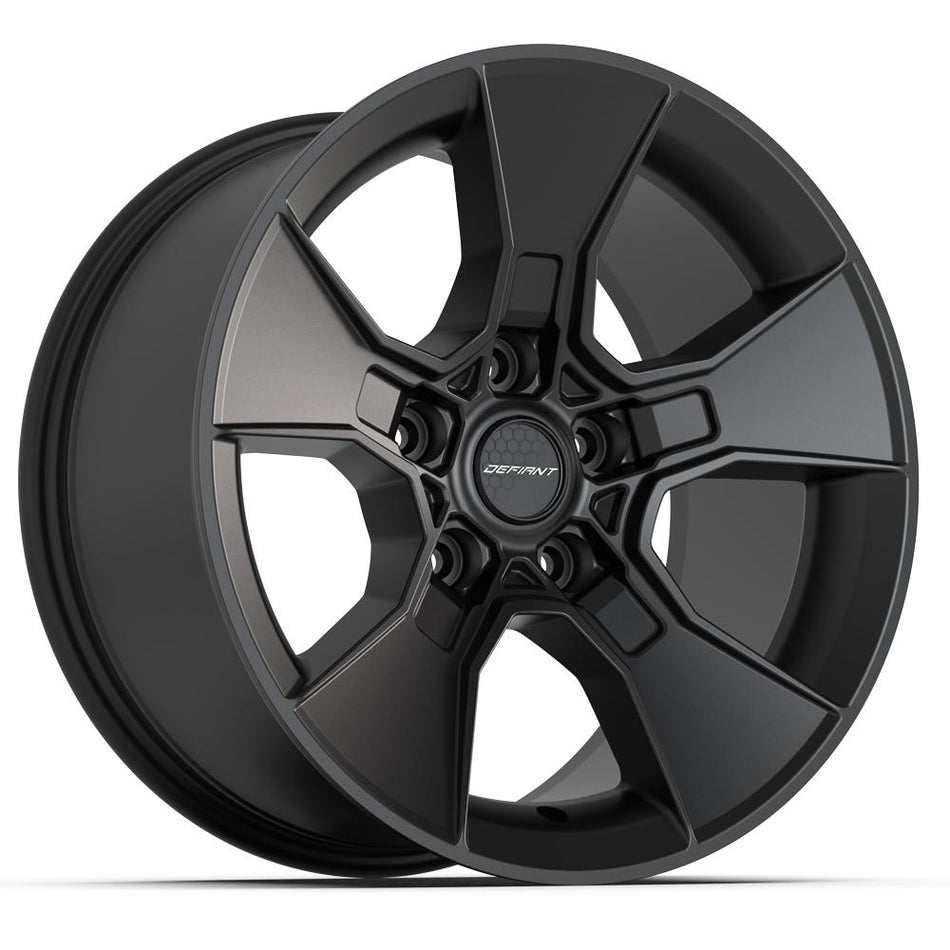 17x8.5 DF02 Satin Black - 5x127 +12ET