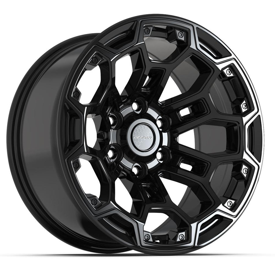 18x9 DF03 Gloss Black - 6x139.7 -12ET