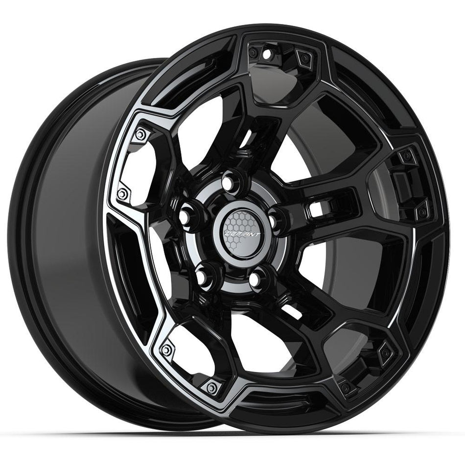 17x9 DF03B Gloss Black - 5x127 -12ET
