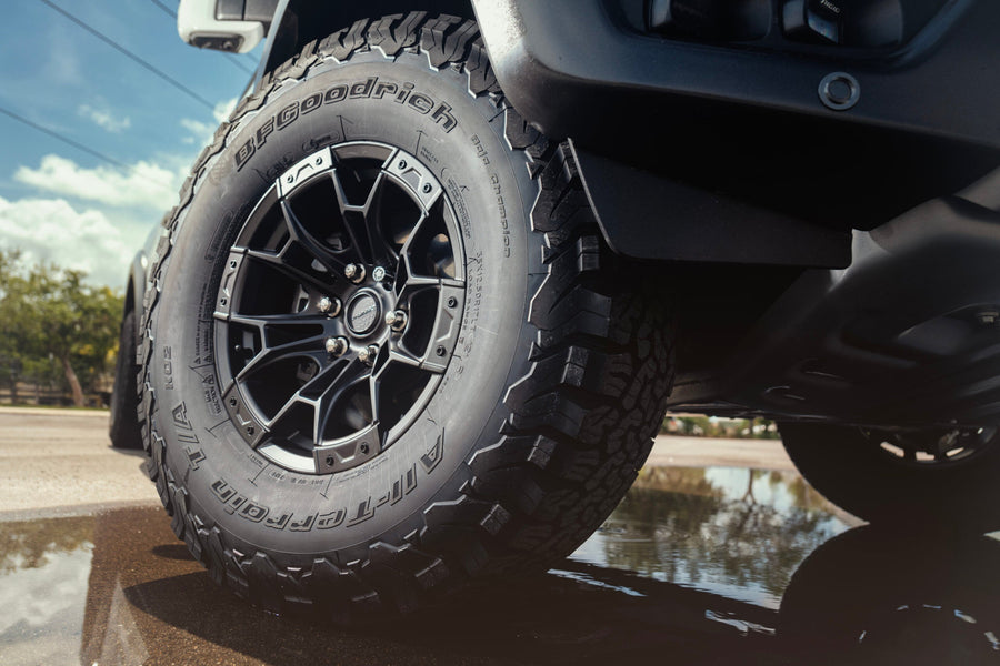 FORD RAPTOR DEFIANT WHEEL DF04 17X9 SATIN GRAPHITE RIMS