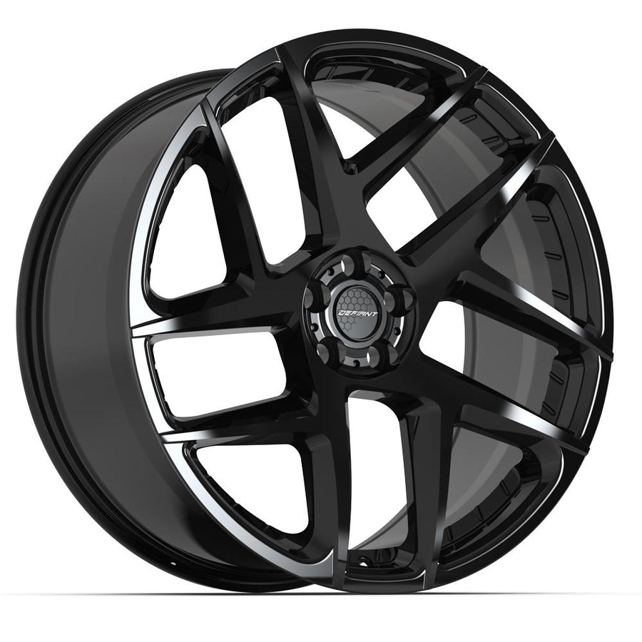 22x10 DF05 Gloss Black - 5x120 +37ET