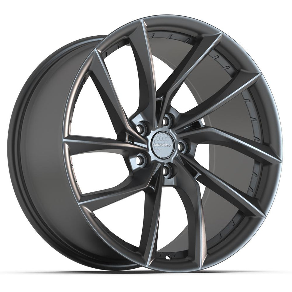 20x10 DF06 Dark Satin Charcoal - 5x114.3 +35ET