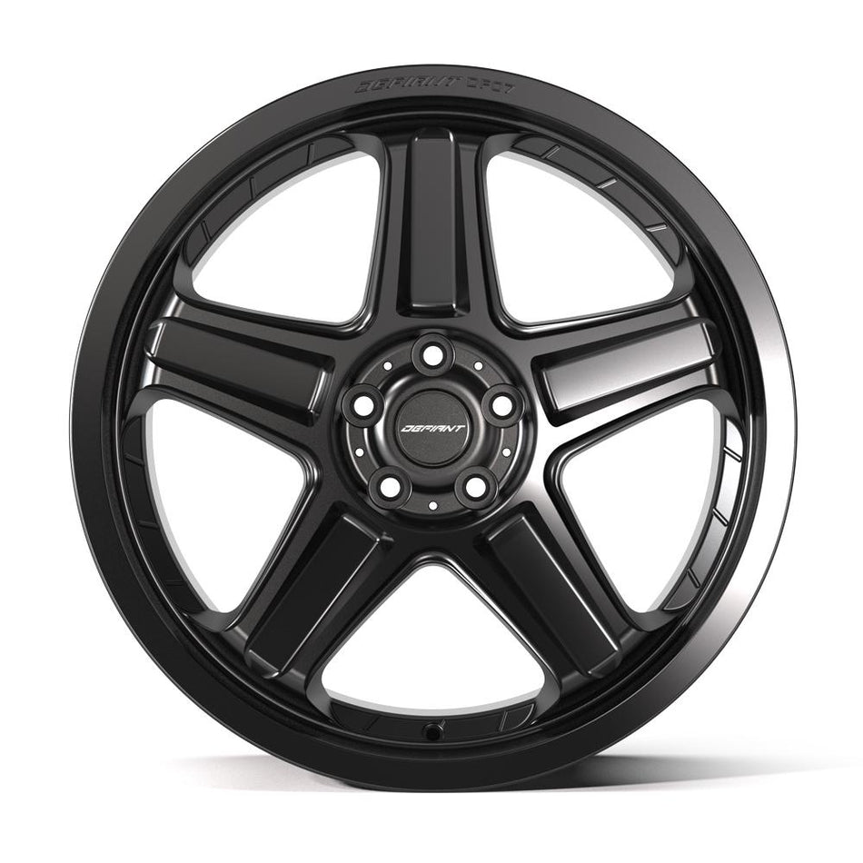 20x9.5 DF07 Satin Black - 5x115 +15ET
