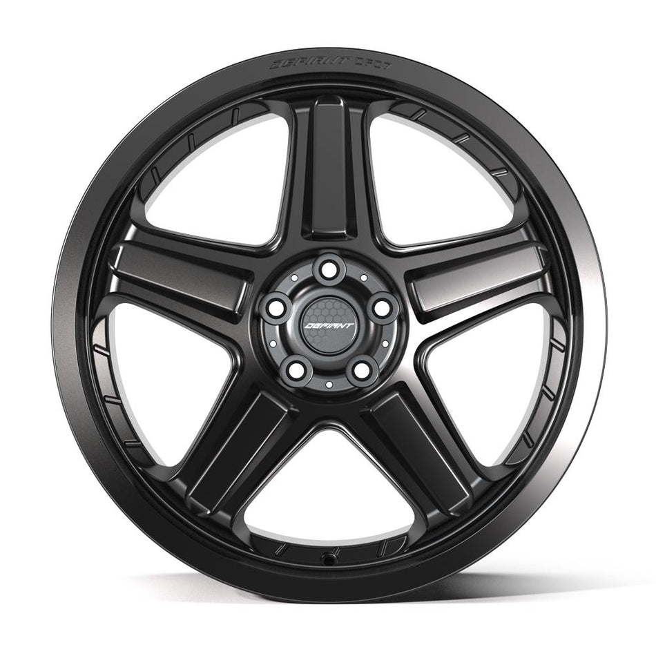 20x10.5 DF07 Satin Black - 5x115 +26ET