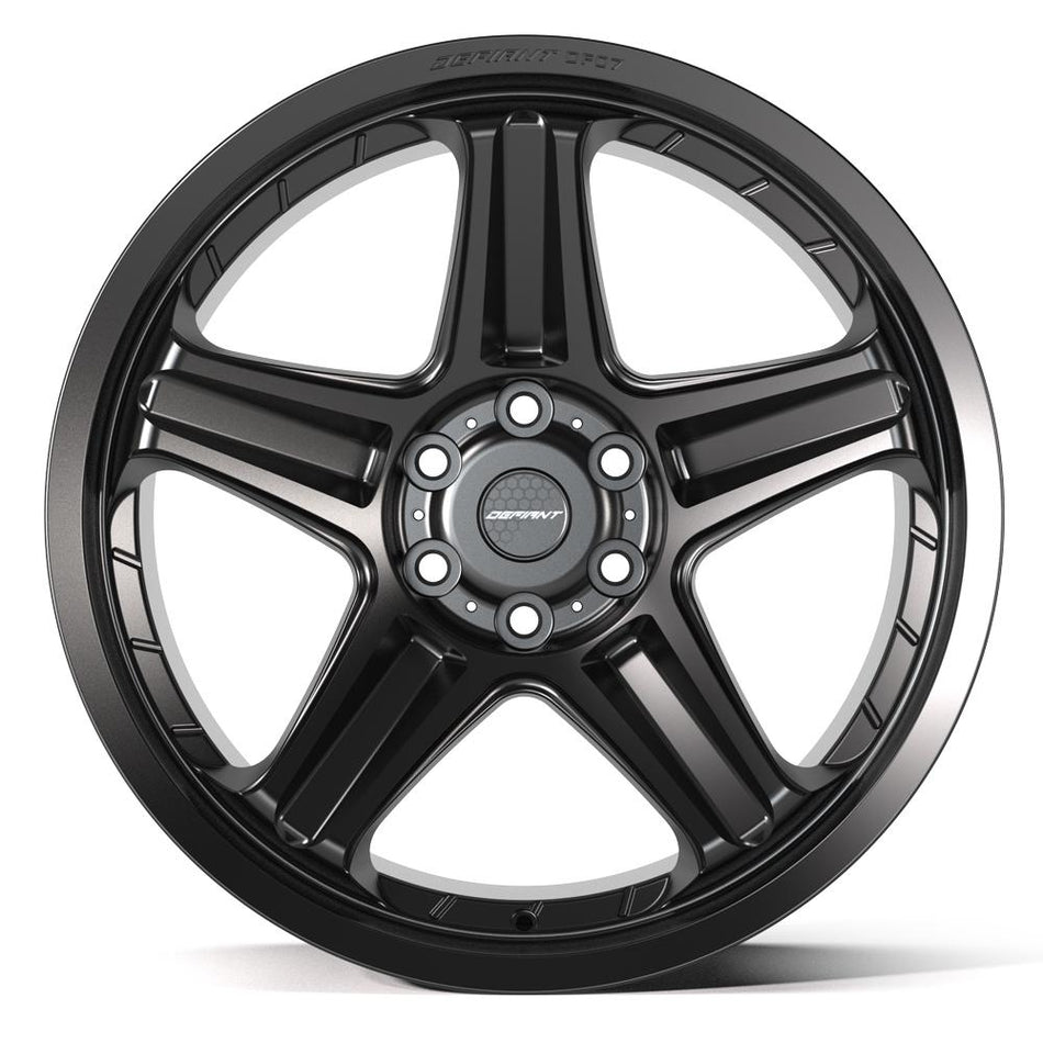 22x10 DF07 Satin Black - 6x139.7 -12ET