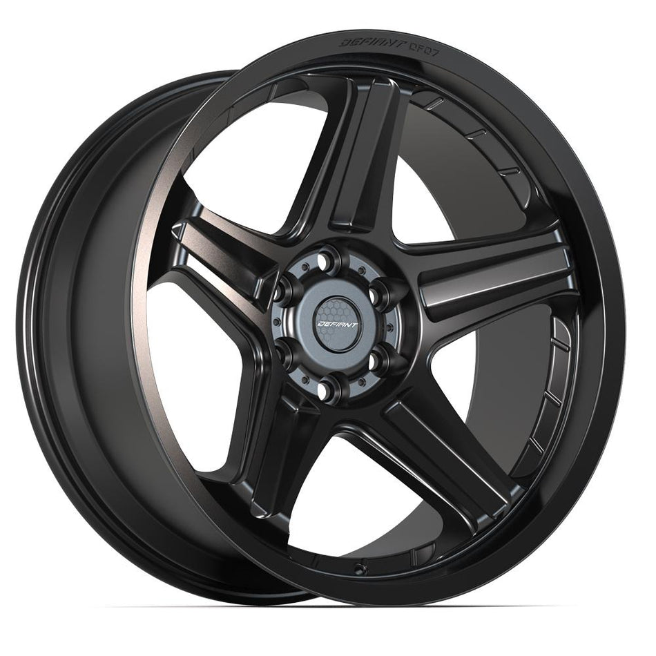 22x10 DF07 Satin Black - 6x139.7 -12ET