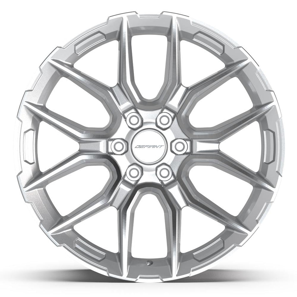 22x9 DF18A Gloss Silver Machined - 6x139.7 +18ET
