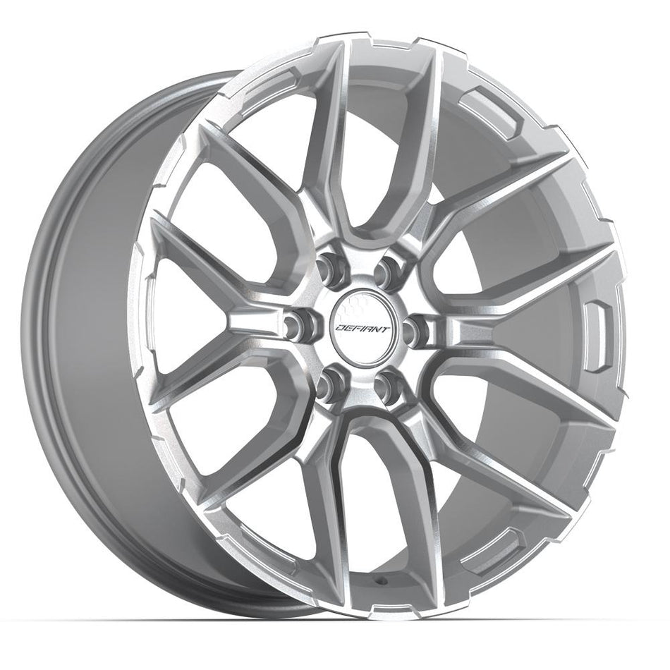 22x9 DF18A Gloss Silver Machined - 6x139.7 +18ET