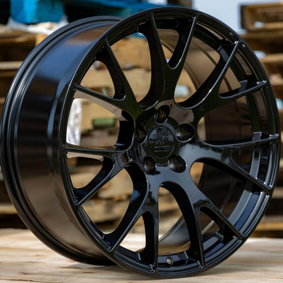 20x9 DG15 Gloss Black - 5x115 +18ET