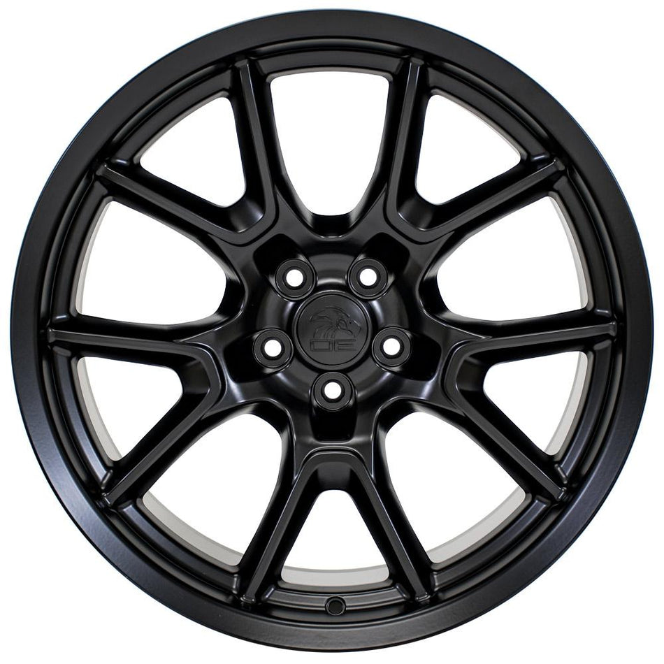 20x10 DG21 Satin Black - 5x115 +18ET