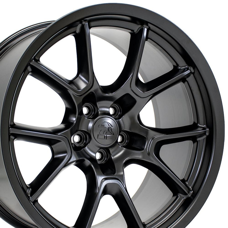 20x10 DG21 Satin Black - 5x115 +18ET