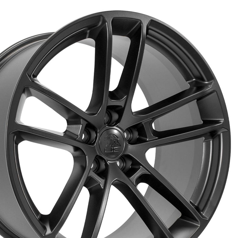 20x10 DG23 Satin Black - 5x115 +18ET