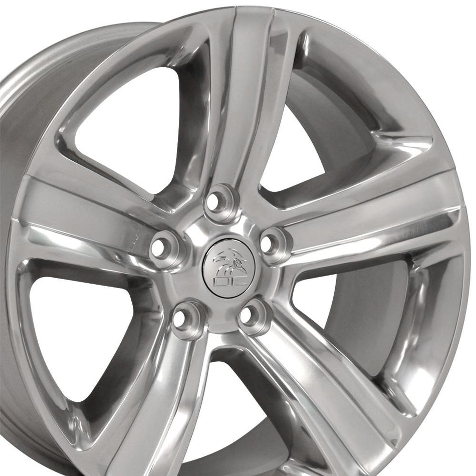 20x9 DG65 Gloss Silver with Polished Face - 5x139.7 +19ET